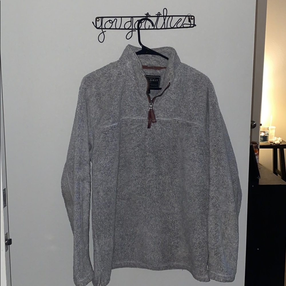 True Grit fuzzy pullover, men’s Medium